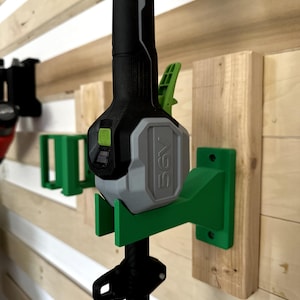 EGO Power Head & Attachment Wall Mount: Tool Organizer