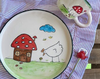 Ceramic plate