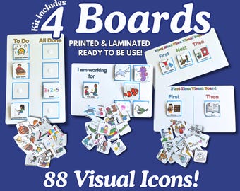 Custom Visual Schedule for Kids Daily Routine Schedule for Kid Chore Chart for Kids Visual Schedule Autism Kids Responsibility Chart