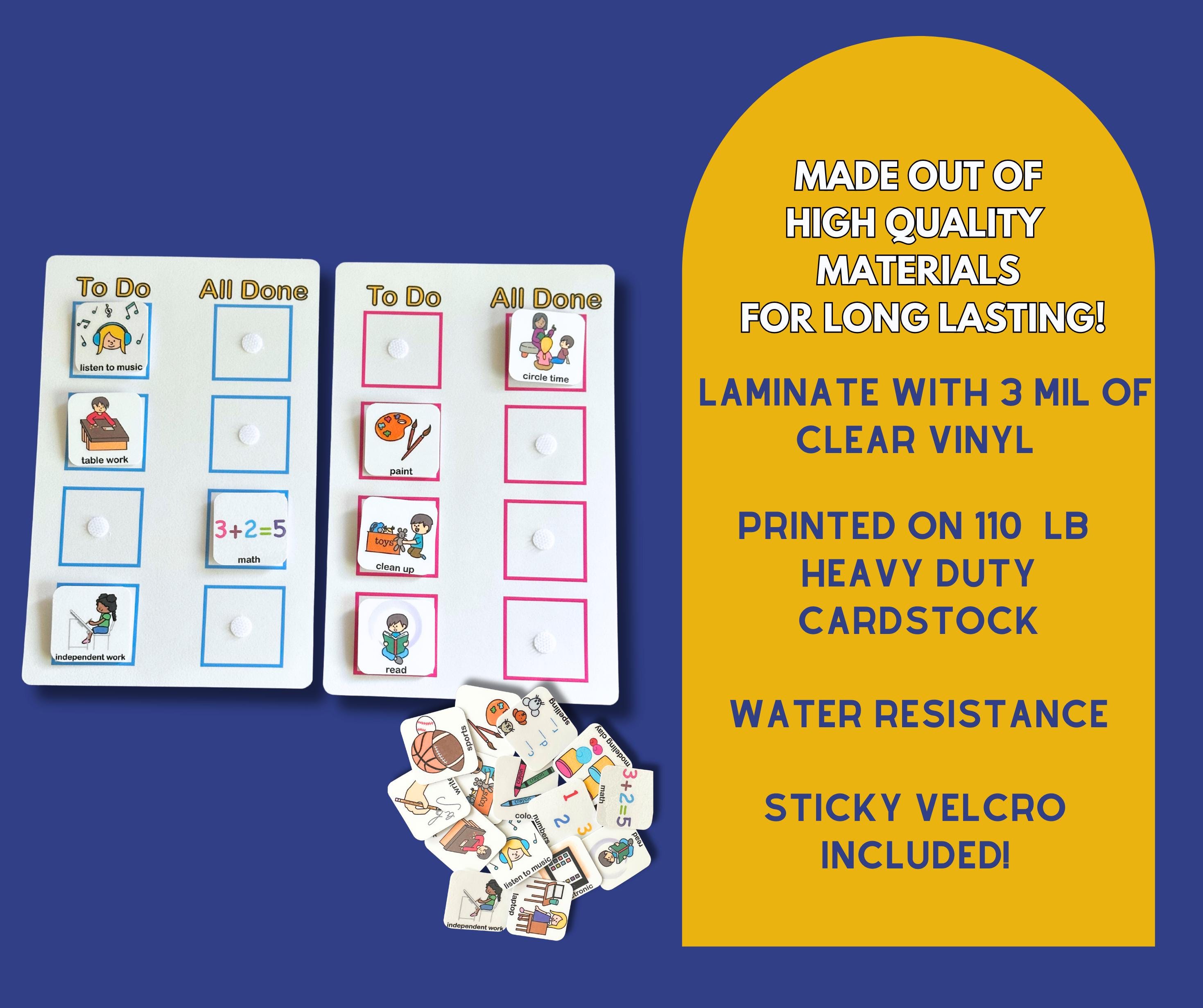 Visual Schedule for Kids Daily Routine Schedule for Kid Chore Chart for ...