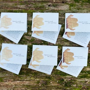 6er Set - All We Can Do Grußkarten, Original Aquarell Illustrationen und Gedichte, inspiriert von unserem Heilungspotential.