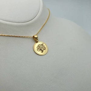 Tiger Necklace, 14K Gold Wild Animal Necklace, Tiny Panther Necklace, Handmade Jaguar Charm Necklace, Minimalist Necklace, Animal Lover Gift