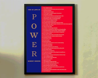 Robert Greene Poster - 48 Laws Of Power Poster
