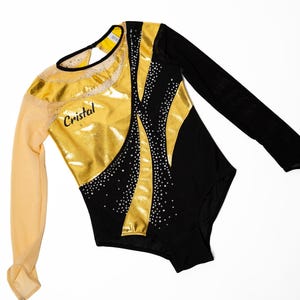 Girls Long Sleeve Leotard: Gymnastics, Ballet, Ice Skating