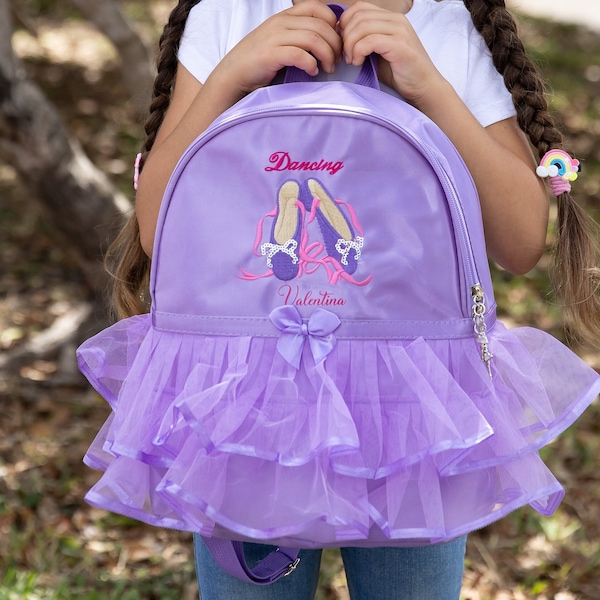 Personalized Dance Ballerina Backpack Etsy