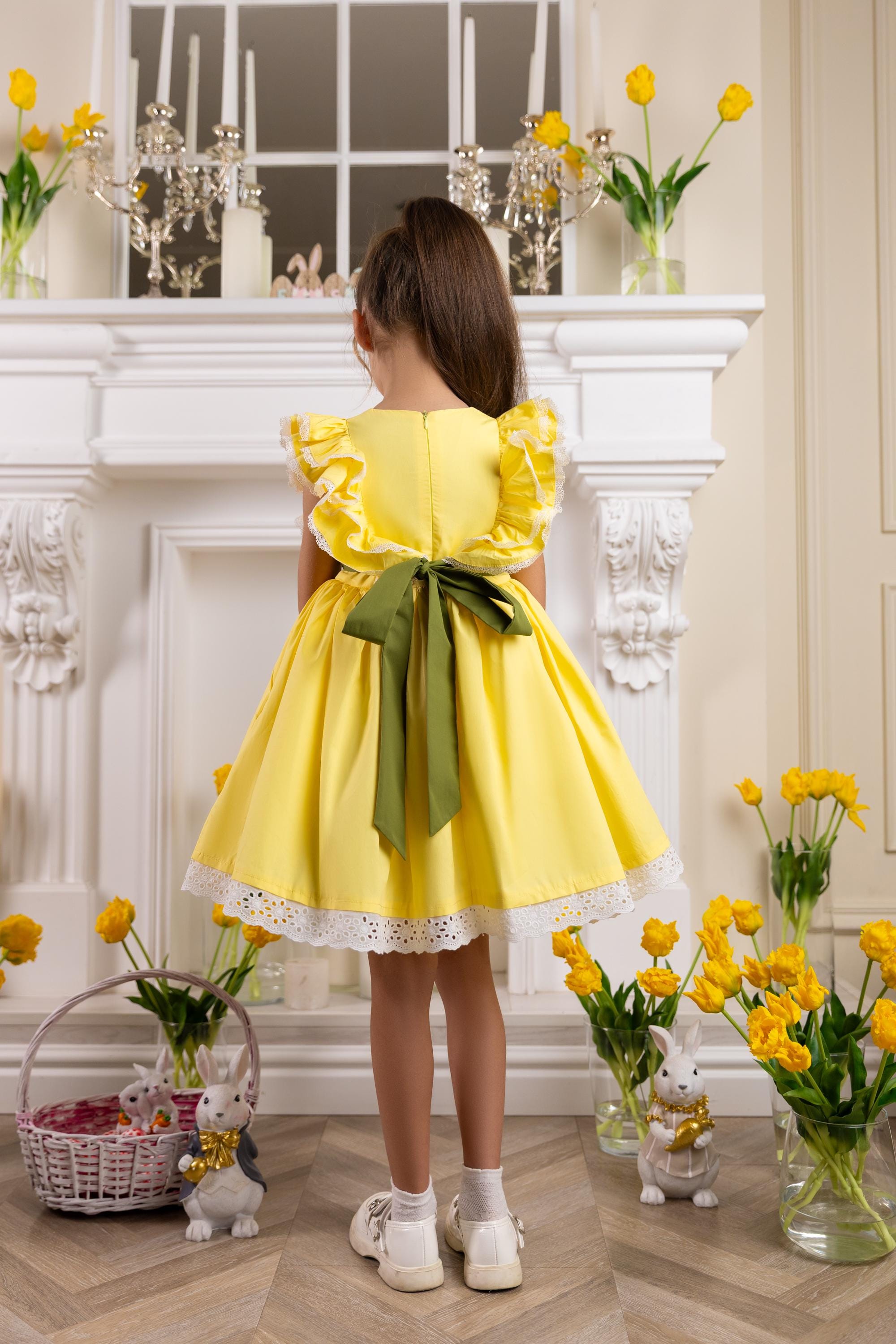 soor ploom♡Ismay dress daisy♡8y Soor Ploom - Ismay Organic Cotton Dress - Ecru | Smallable