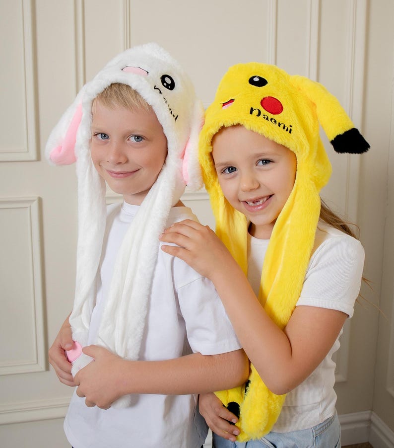 Moving Rabbitears Moving Ears Hats, Cute Unicorn Hat, Moving Rabbit Ears, Cartoon Plus ...