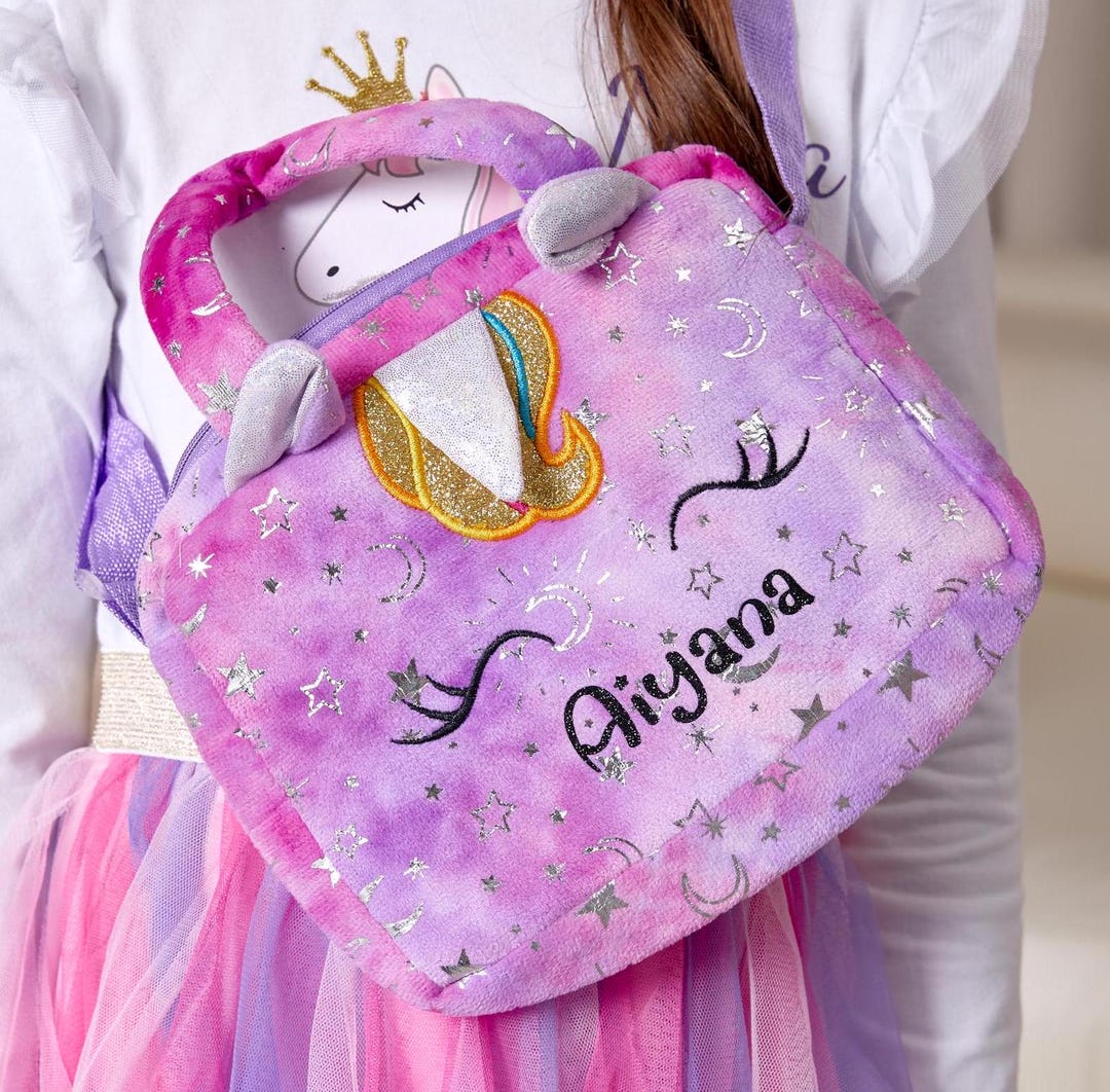 Cute Unicorn Crossbody Bag for Girls – Soft Silicone Mini Shoulder