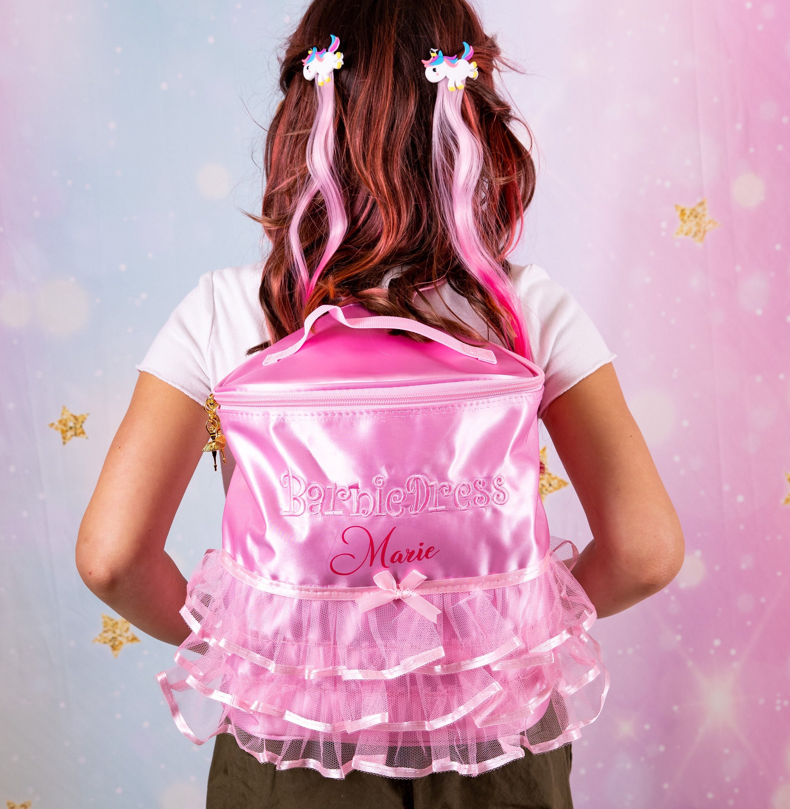 Personalised Dancing Barrel Bag For Girls Dance | Bags For Kids Gym & Sports Equipment Storage | 20x20x40cm 12L Ballerina Design Barrel Bag - Canada