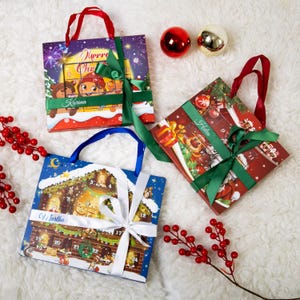 Custom Advent Calendar, Personalized Girls Advent Calendar,  Kids Christmas Countdown with bracelets and charms, Holiday season gift