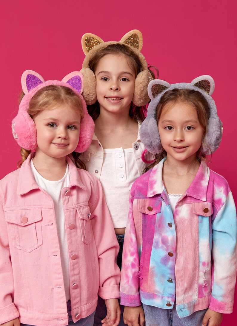 Kids Custom Cat Ears Earmuffs: Warm Party Earmuffs - Etsy