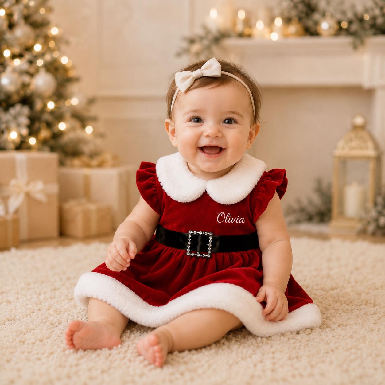 Infant Velvet Dress