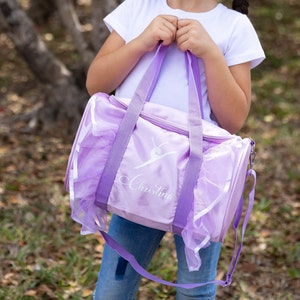 Personalized Kids Duffle Bag: Ballet Dancing Gymnastics Bag