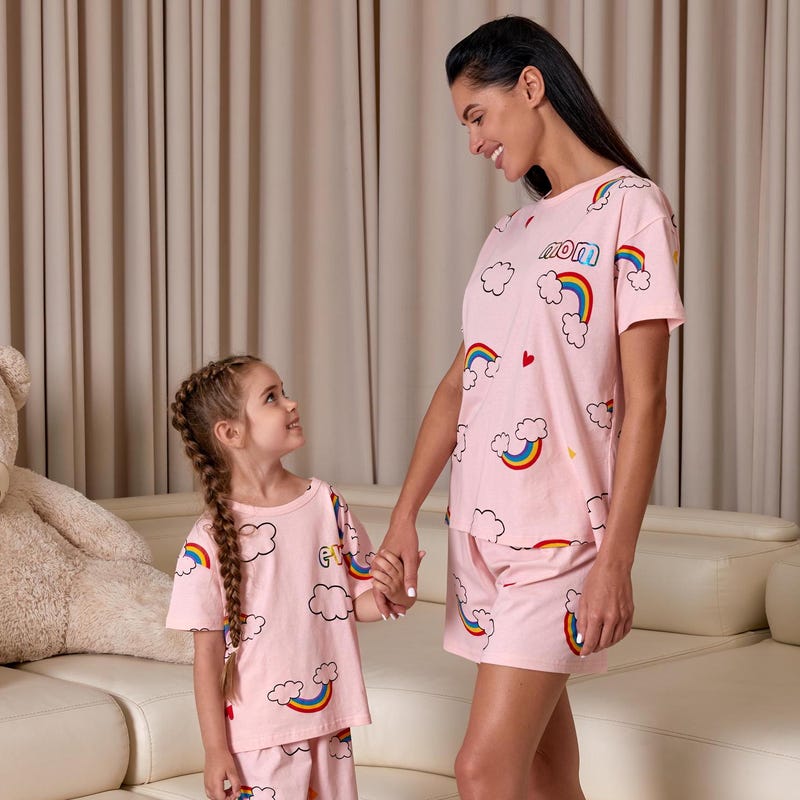 Matching mom and daughter pajamas etsy