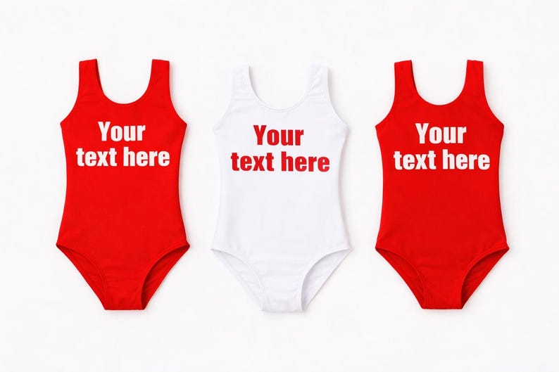 Kids Custom Text Swimsuit, Personalized Kids Swimsuit One Piece, Birthday Outfit, Pool Party Outfit, Matching Best Friends Swimwear image 5