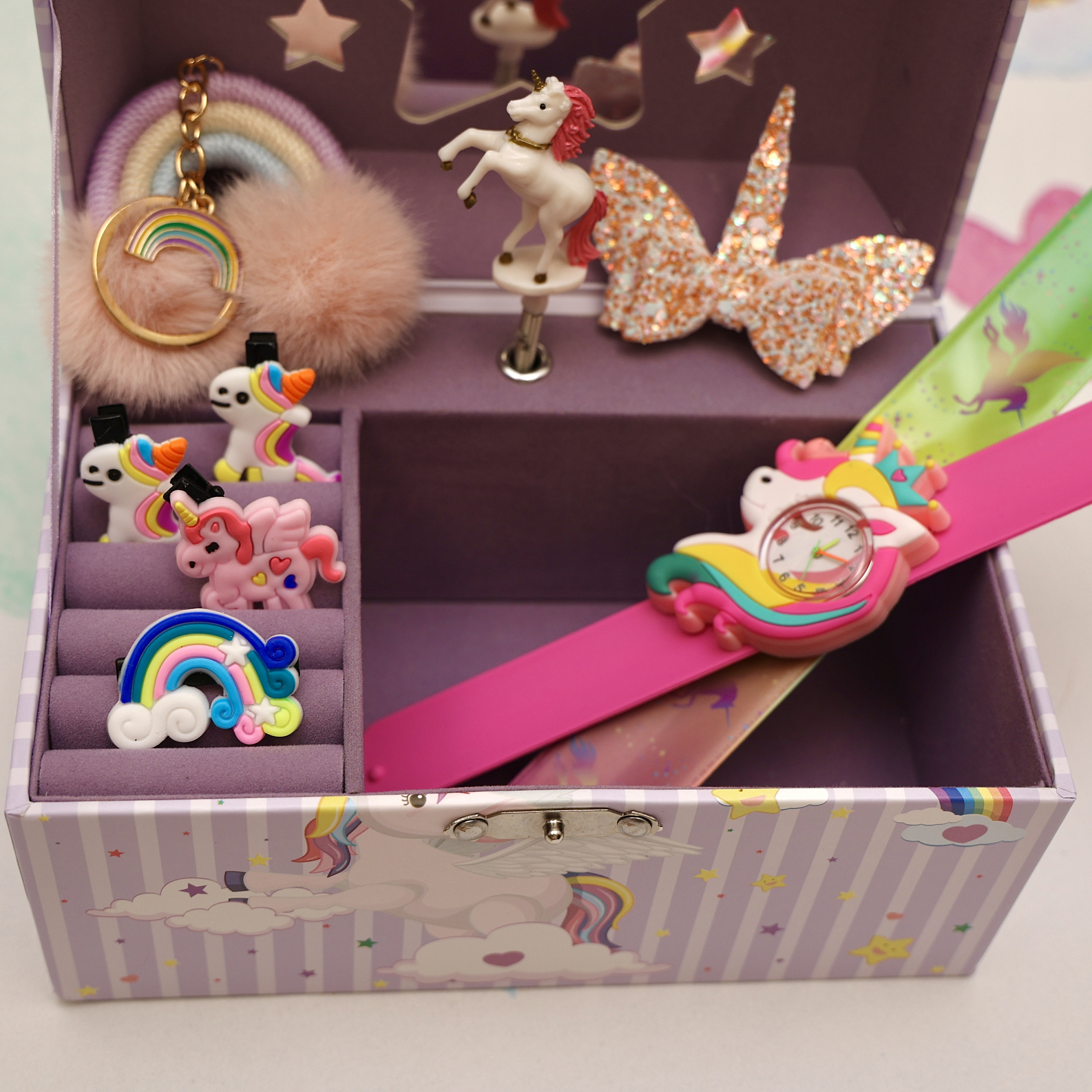 Custom Unicorn Musical Jewelry Box: Personalized Little Girl Gift - Etsy
