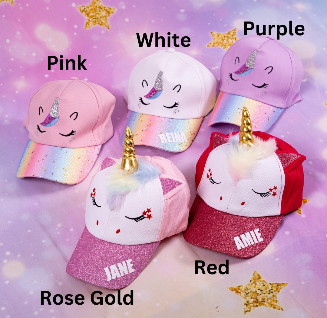 Unicorn Handcrafted Free form Hat Personalized Modern Adult Animal Hat Unicorn - AndesGifts main image 4