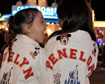 Personalized Kids jacket, Kids denim jackets with patches, Custom Name Jacket, Kids Chenille Letter Patch Jean Jacket, Birthday gift - desne