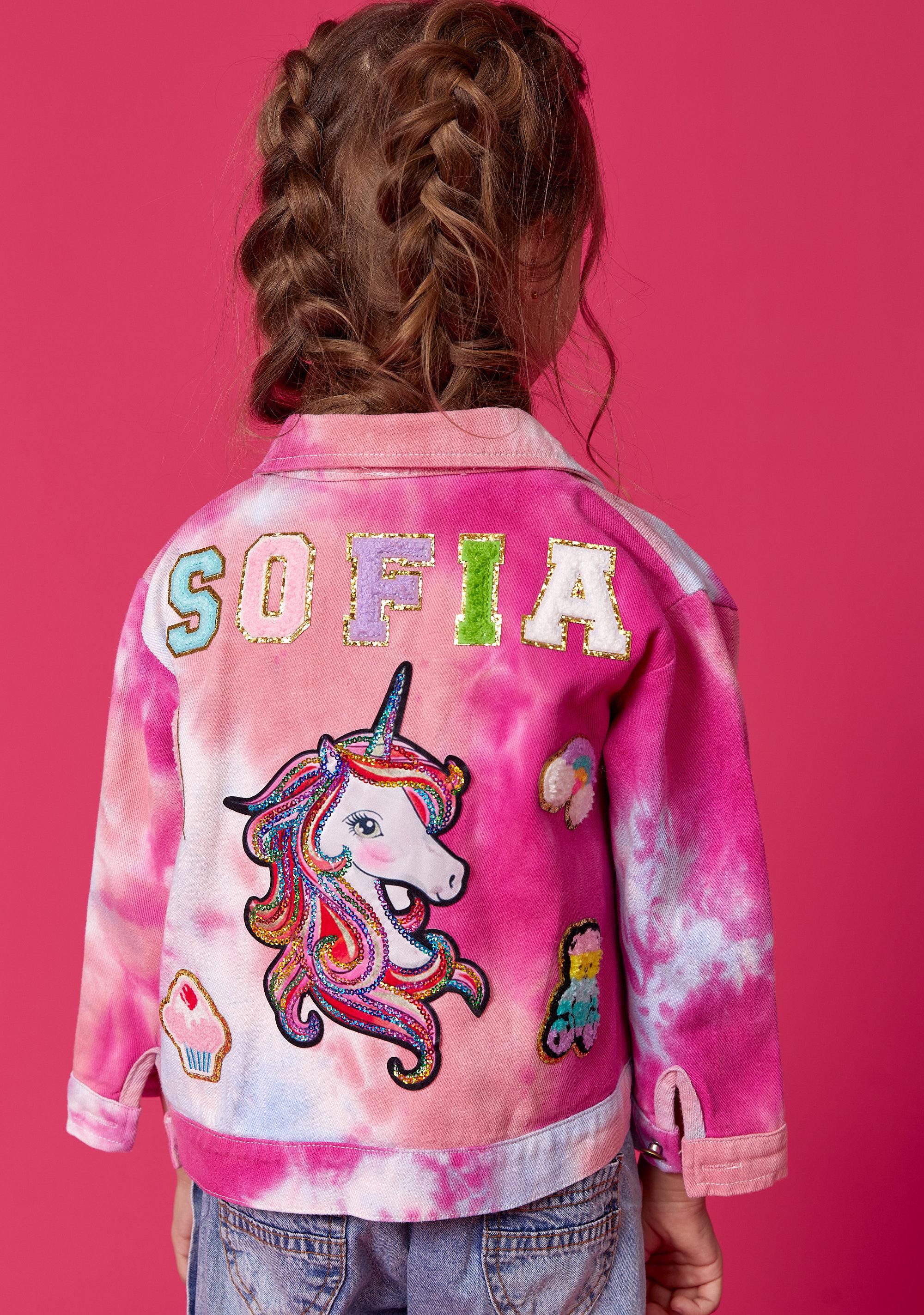 Girls Unicorn Jacket Etsy