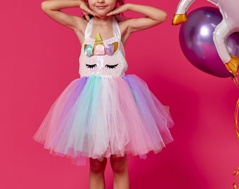 LED Unicorn Dress: Sparkling Fairy Tale Costume