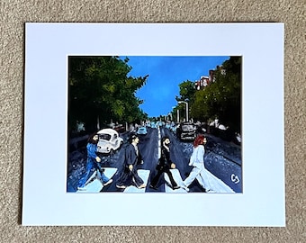 Abbey Road 8x10” matted art print