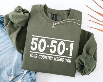 Protest Sweatshirts: 50501 Your Country Needs You Sweater, Anti Trump Shirt, 50 Protests 50 States 1 Movement T-Shirt