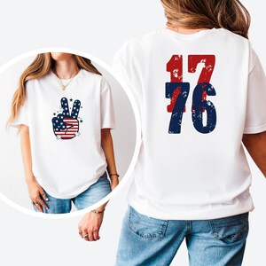Retro USA 1776 Shirt, 4th of July Shirt, America Shirt, USA Patriotic Shirt, Independence Day Shirts, American Flag Shirt, Gift for American