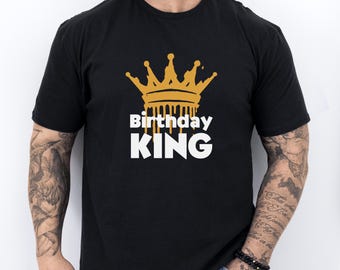 Birthday King Shirt, Birthday Shirts, Birthday Crew Tshirt, Birthday Party Shirt, Men's Birthday Shirt, Birthday Boy Shirt, Birthday Gift