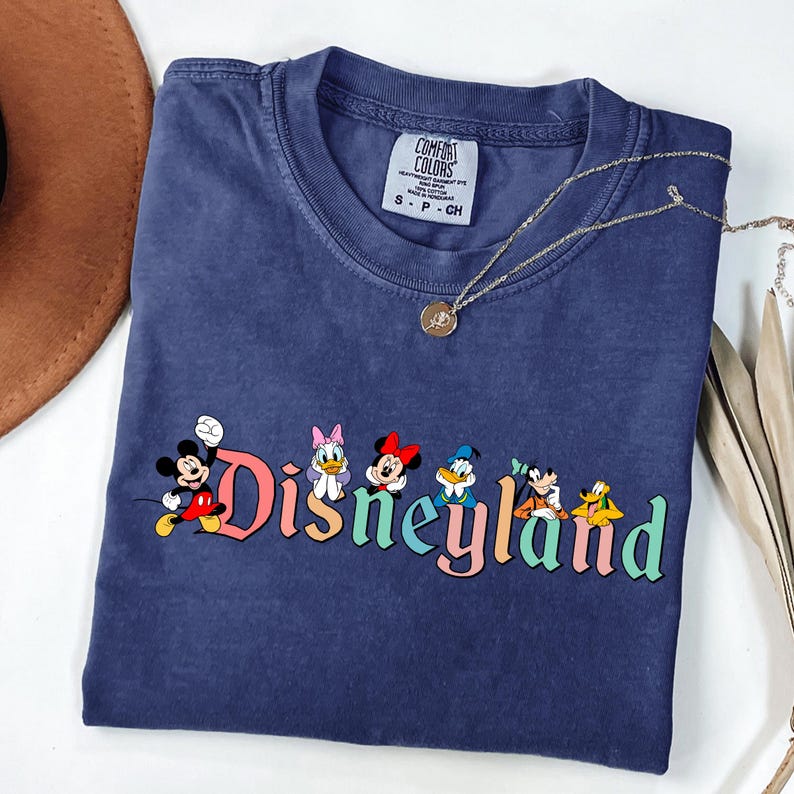 Comfort Colors® Disneyland Mickey and Friends Shirt, Disneyland Shirts, Disney Family Vacation Tee image 4