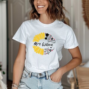 Personalized Teacher Shirt, Custom Teacher Name Shirt, Back to School Shirt for Teacher, Custom School Shirts, Teacher Appreciation Gift