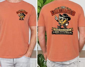 Comfort Colors® Ella Fella Club Cowboy Whiskey Shirt, Western Country Concert T-Shirt