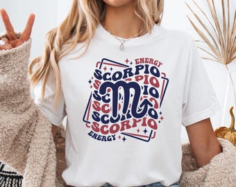 Custom Zodiac Astrology Shirts, Astrology Shirt, Custom Horoscope Shirt, Custom Zodiac Birthday Gift, Zodiac Sign Shirts, Cute Gift for Her