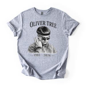 RIP Oliver Tree Shirt, Oliver Tree Memorial Graphic Tee, Vintage Music Tribute Shirt