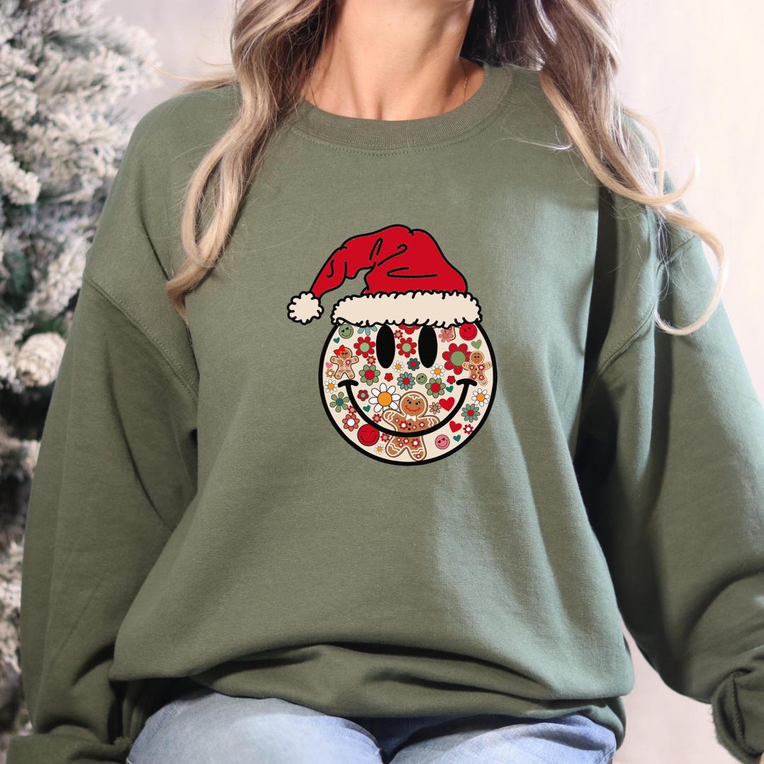 You Have Such A Pretty Face Christmas Card Sweatshirt main image 0