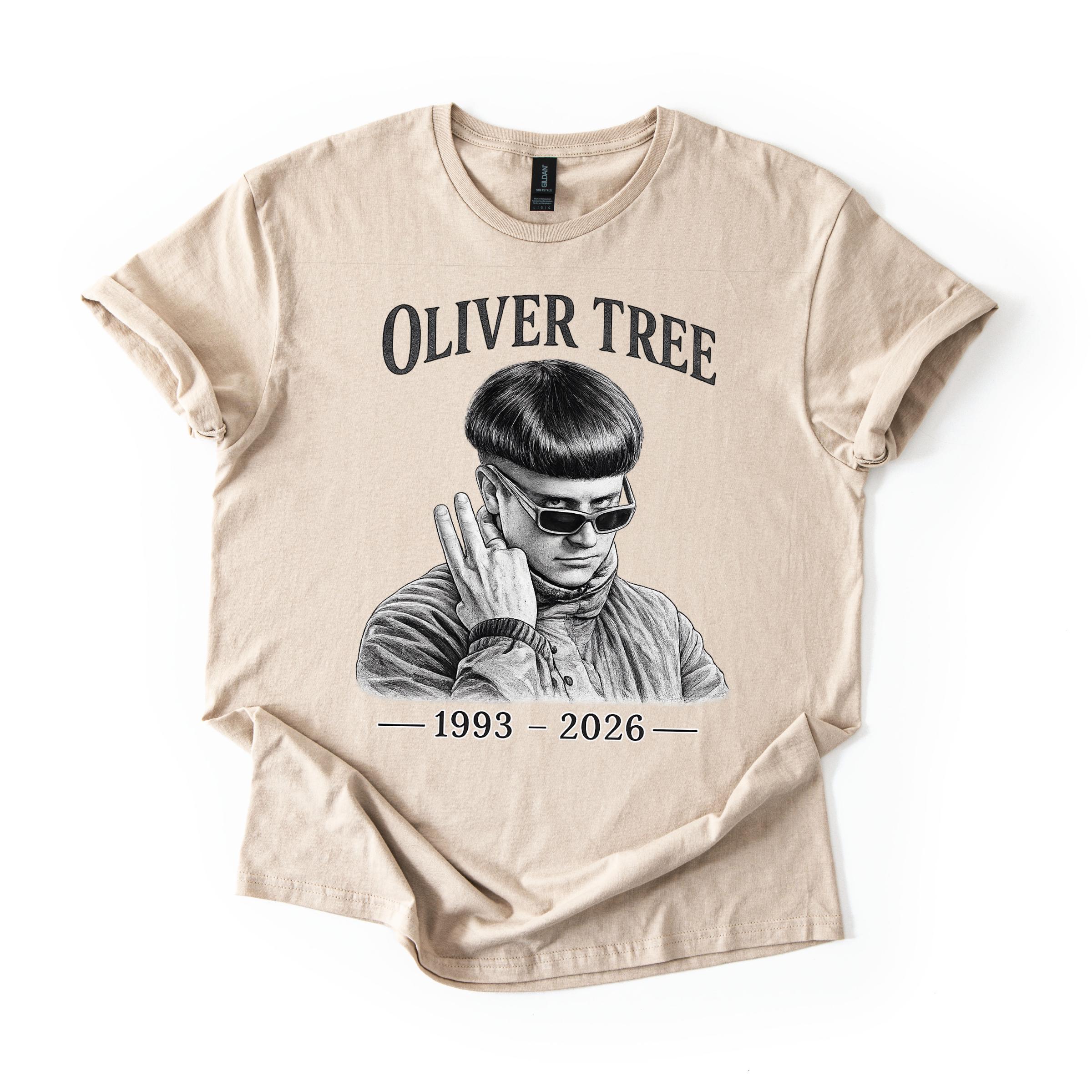 RIP Oliver Tree Shirt, Oliver Tree Memorial Graphic Tee, Vintage