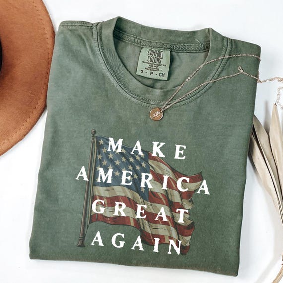 Comfort Colors® MAGA Shirt, Make America Great Again Shirt, Trump Shirt, Patriotic Republican Shirt, Patriot American Tee, Gift for American