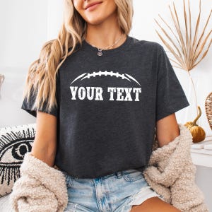 Custom Football Shirt, Custom Team Name Shirt, Football Team Mascot Shirt, Gift For Football Lover, Football Mama Shirt, Custom Game Day Tee