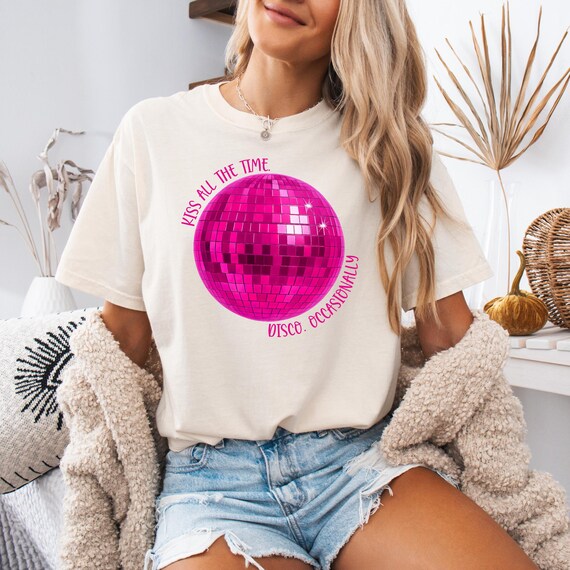 Comfort Colors® HS4 Shirt, HS Merch, Kiss All The Time Disco Occasionally T-Shirt