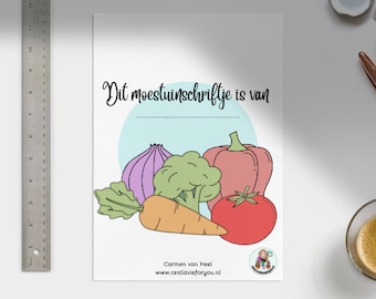 Moestuin doeboek voor op vakantie of in de klas