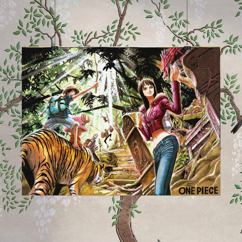 One Piece Poster, Office, Merchendise, One Piece, Manga, Anime