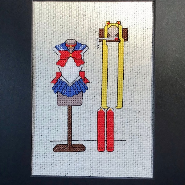 Sailor Moon Cosplay cross stitch pattern