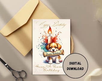 Happy Birthday Greeting Card