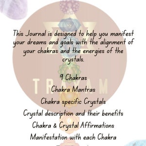 Manifestation Journal - Crystal Chakra Culmination