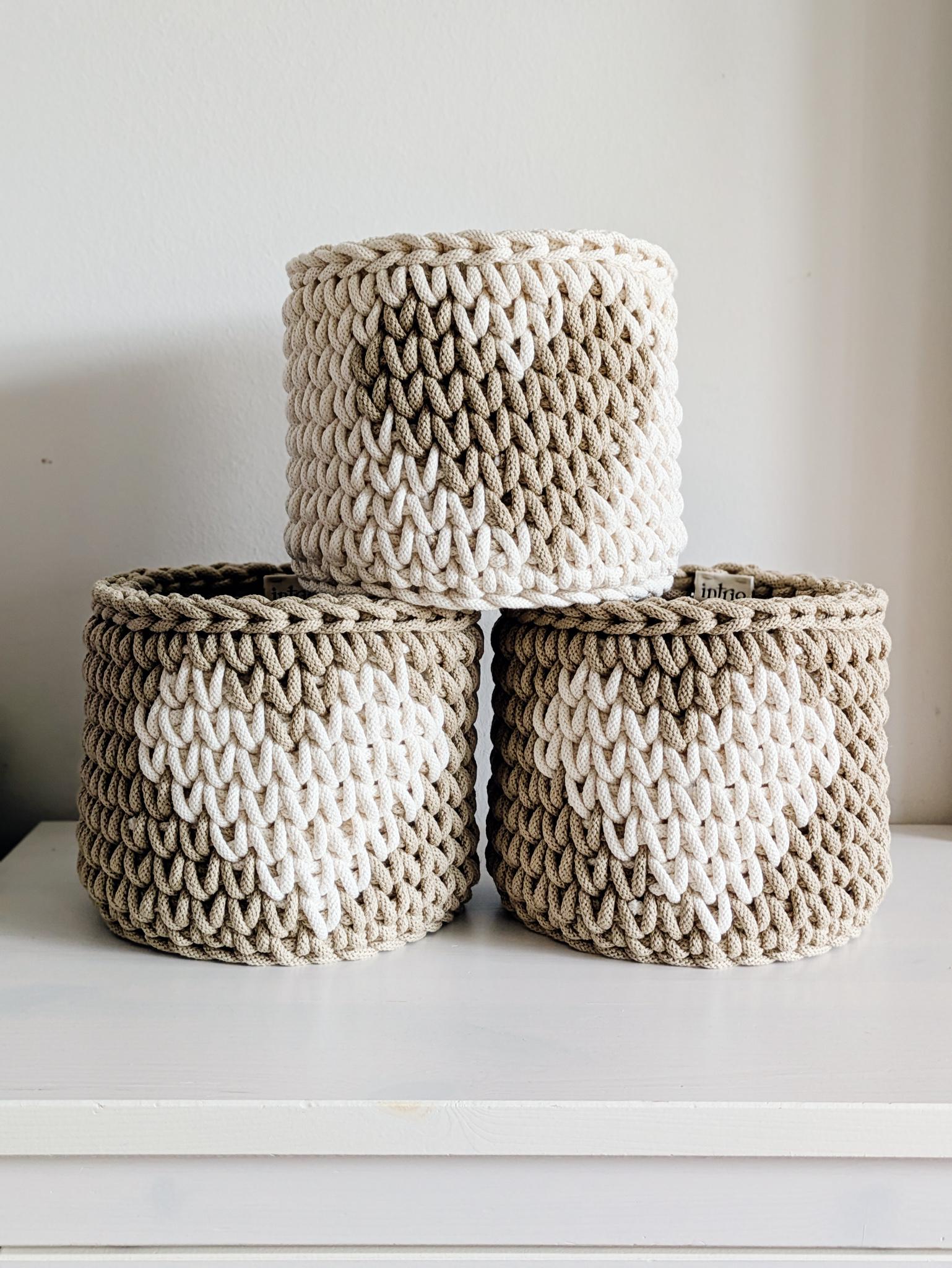 Crochet Heart Basket, Nursery Decor and Organizer, Flowerpot Cover, Scandi Organizer, Valentines Gift Ideas, Gifts for mom