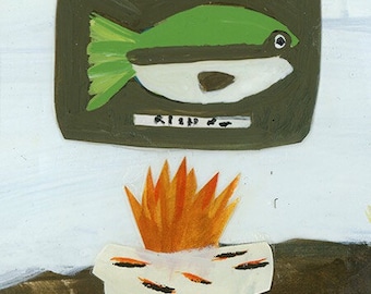 Fish Fry painting
