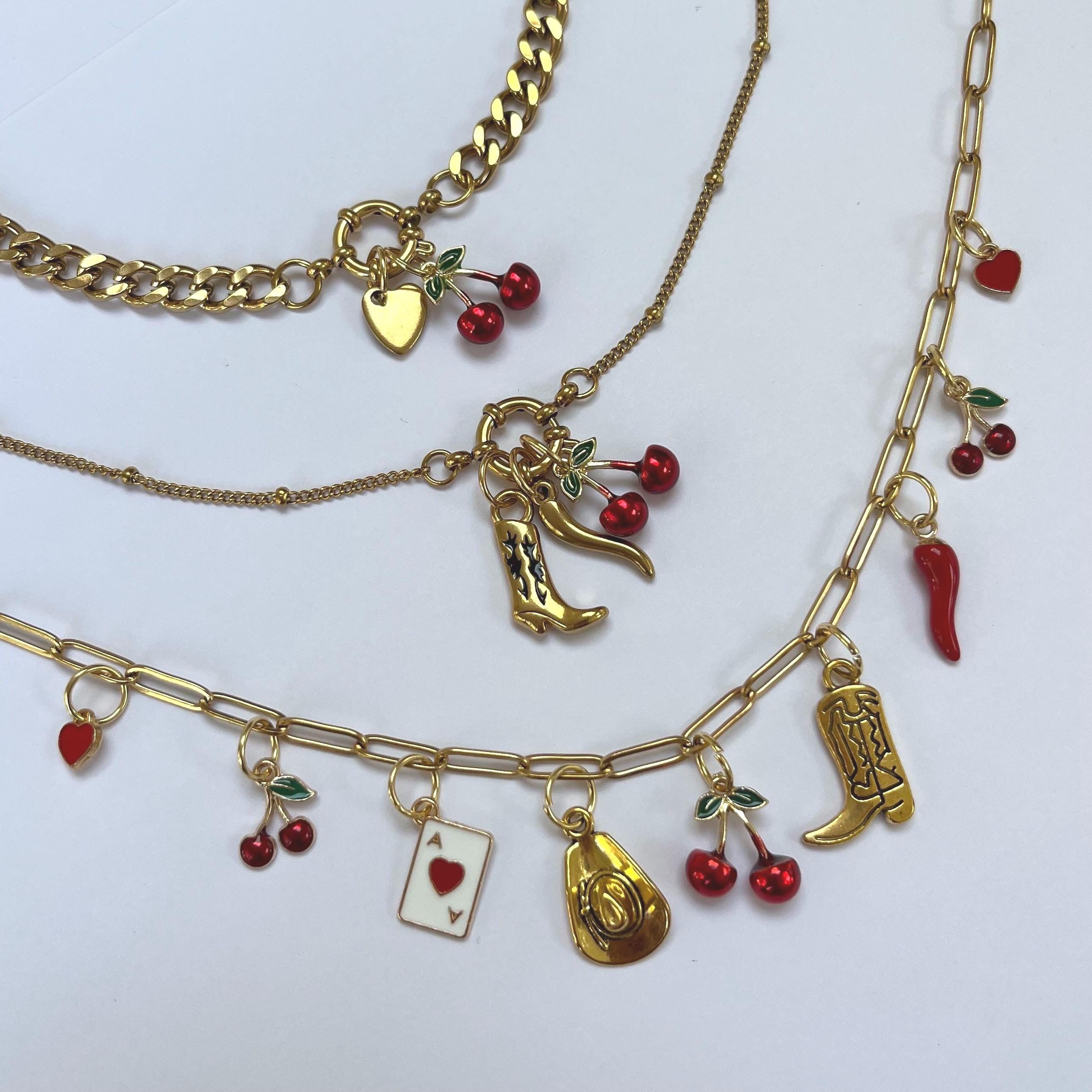 [RECTO] / ☆ 25SS IBIZA FORMICA BOLD NECKLACE / GOLD Gold & Brown Ibiza Formica Bold Necklace by RECTO on Sale