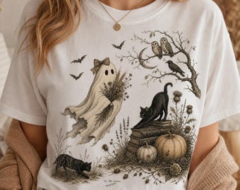 Gruseliges Geister-PNG, Halloween-Download
