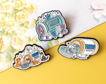 Serotonin Booster Enamel Pin | Cute Pin Badge | Lapel Pin | Enamel Pin Set for Backpacks | Birthday Gift for Her/Him