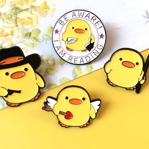 Little Yellow Duck Enamel Pin | Cute Pin Badge | Lapel Pin | Enamel Pin Set for Backpacks | Birthday Gift for Her/Him