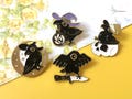 Lovely Little Crow Enamel Pin | Cute Pin Badge | Lapel Pin | Enamel Pin Set for Backpacks | Birthday Gift for Her/Him
